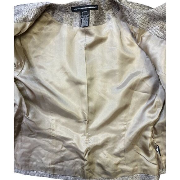 Linda Allard Ellen Tracy Silk Blend Beaded Blazer Jacket Size 6 Petite - Picture 7 of 13